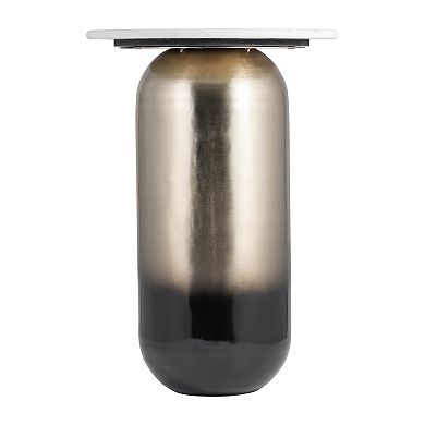 Sagebrook Home White & Gold Marble/metal Accent Table