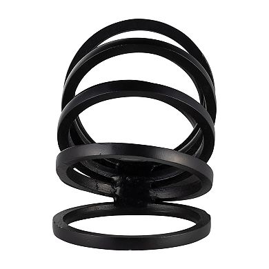 Sagebrook Home Modern Metal Slinky Ring Decorative Sculpture