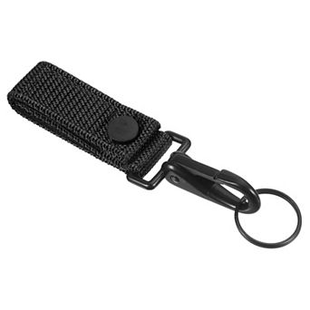 Nylon Webbing Strap Hanging Gear Buckle With Snap Key Holder For Outdoor Camping