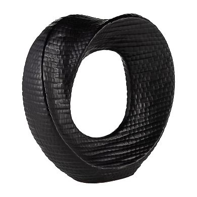 Sagebrook Home Abstract Circular Cutout Decorative Object Sculpture