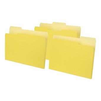 Manila Folders Letter Size Manila Folders 1/3 Cut Paper Organizer Bulk For Classroom Home Office