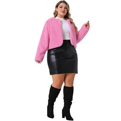 Teddy Bear Coat For Women Agnes Orinda Women's Plus Size Suede - Main Image