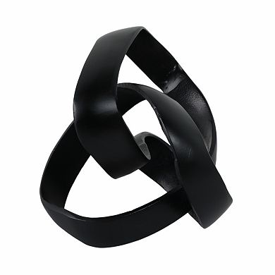 Sagebrook Home: Timeless Aluminum Knot, Elegant Decorative Object for Your Home