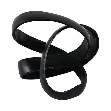 Sagebrook Home: Timeless Aluminum Knot, Elegant Decorative Object for Your Home