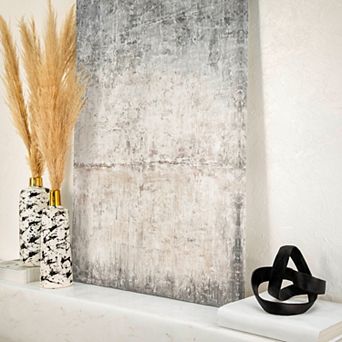 Modern Aluminum Abstract Interwoven Decorative Sculpture