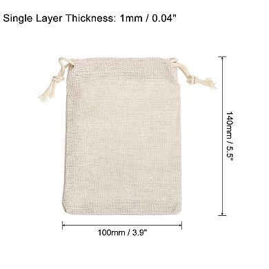 Money Sacks Bag, Bank Deposit Change Transit Bags With Drawstring Gift Bag