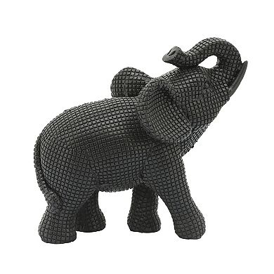 Sagebrook Home Boho 7" Polyresin Elephant Sculpture Decorative Figurine