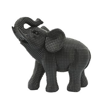 Sagebrook Home Boho 7" Polyresin Elephant Sculpture Decorative Figurine