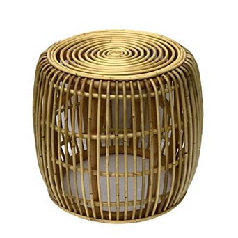 Rattan Drum Table