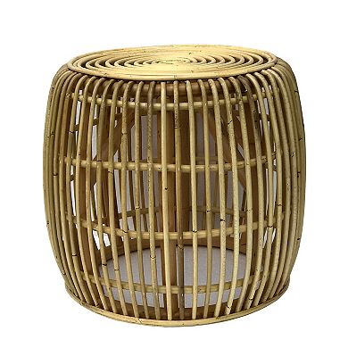 Rattan Drum Table
