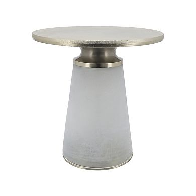 Sagebrook Home Glass & Wood Nebular Accent Table