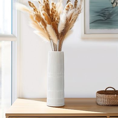 Sagebrook Home Modern Neutral Ceramic Vase