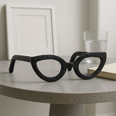 Abstract Metal Aluminum Eyeglasses - Decorative Object Sculptural for Home Décor