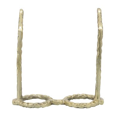 Abstract Metal Aluminum Eyeglasses - Decorative Object Sculptural for Home Décor