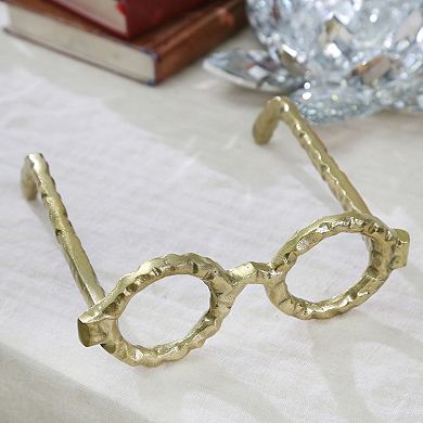 Abstract Metal Aluminum Eyeglasses - Decorative Object Sculptural for Home Décor