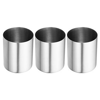 Pencil Holder Pen Holder For Desk Stainless Steel Pencil Holders Cup 3 pc