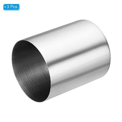 Pencil Holder Pen Holder For Desk Stainless Steel Pencil Holders Cup 3pcs