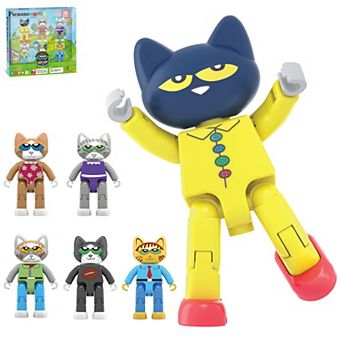 Picassotiles Pete The Cat Magnetic Characters - 6 pc