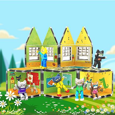 Picassotiles Pete The Cat Magnetic Characters - 6 Pieces