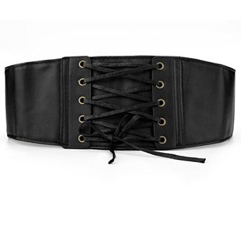 Women's Press Stretch Corset Waist Cinch Belt Band