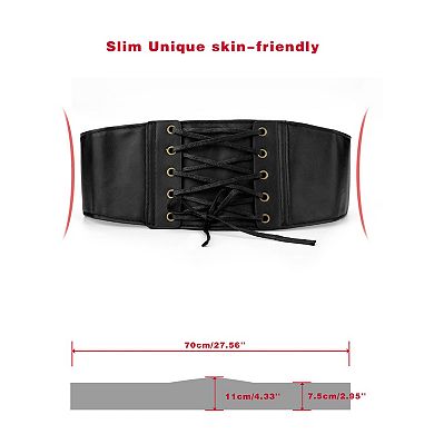 Women's Press Stretch Corset Waist Cinch Belt Band