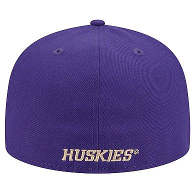 Men's New Era Purple Washington Huskies 59FIFTY Fitted Hat