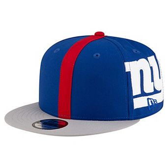 Men's New Era Royal New York Giants Helmet 9FIFTY Snapback Hat
