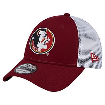 Men's New Era Garnet Florida State Seminoles Trucker 9FORTY Adjustable Hat
