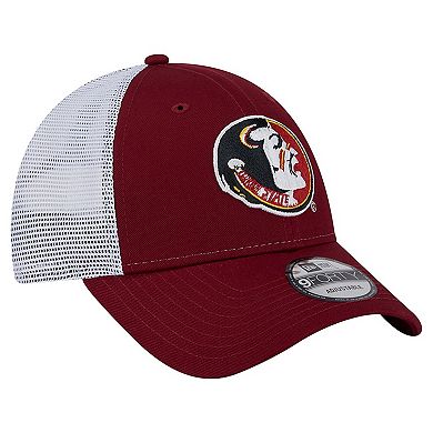 Men's New Era Garnet Florida State Seminoles Trucker 9FORTY Adjustable Hat