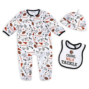 Newborn & Infant WEAR by Erin Andrews Cincinnati Bengals Sleep & Play Set