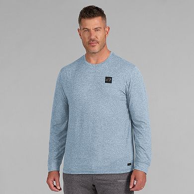Men's J. Palmer Blue Carolina Panthers Four Down Long Sleeve T-Shirt
