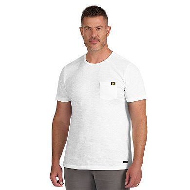 Men's J. Palmer White Michigan Wolverines In-The-Pocket T-Shirt