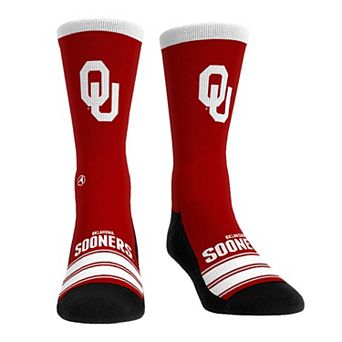 Unisex Rock Em Socks Oklahoma Sooners Gametime Stripe��Crew Socks
