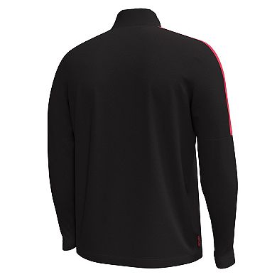 Men's Under Armour Black Maryland Terrapins Playoff Performance Quarter-Zip Jacket