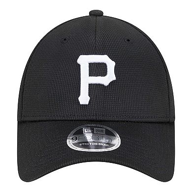Men's New Era Black Pittsburgh Pirates Pivot 9FORTY Adjustable Hat