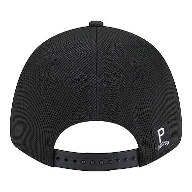 Men's New Era Black Pittsburgh Pirates Pivot 9FORTY Adjustable Hat