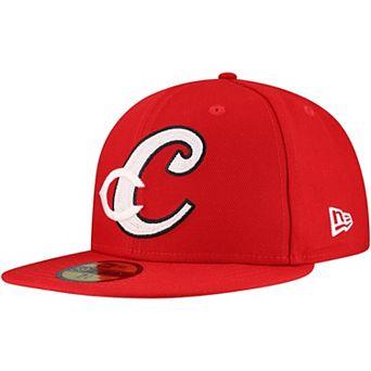 Men's New Era Red Cincinnati Reds Duo Logo 2.0 59FIFTY Fitted Hat
