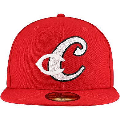 Men's New Era Red Cincinnati Reds Duo Logo 2.0 59FIFTY Fitted Hat