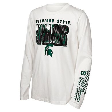 Youth Michigan State Spartans In the Mix T-Shirt Combo Set
