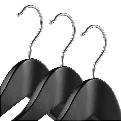 6-pieces Wide Shoulder Wood Suit Hangers