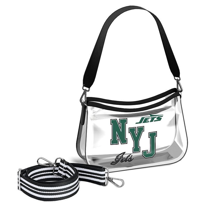 WEAR by Erin Andrews New York Jets Clear Stadium Mini Purse, Team