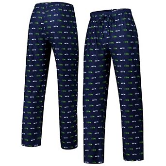 Men's Concepts Sport College Navy Seattle Seahawks Record All Over Knit Pants