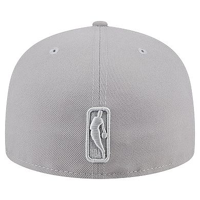 Men's New Era Gray Philadelphia 76ers Color Pack 59FIFTY Fitted Hat