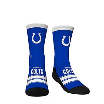 Youth Rock Em Socks Indianapolis Colts Gametime Stripe��Crew Socks