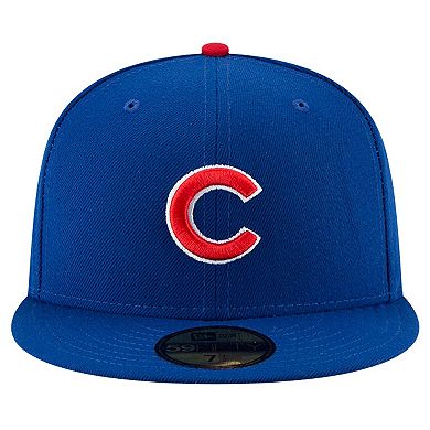 Men's New Era Royal Chicago Cubs Buck O'Neil On Field 59FIFTY Fitted Hat