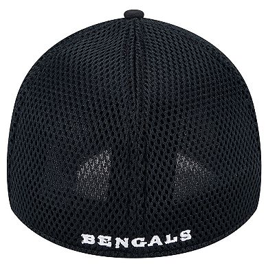 Men's New Era Black Cincinnati Bengals Main Neo 39THIRTY Flex Hat