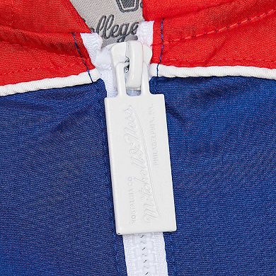 Men's Mitchell & Ness White Florida Gators Big Shot Premium Full-Zip Windbreaker