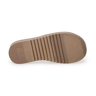 Sonoma Goods For Life Futuraa Ribbed Slide Slippers