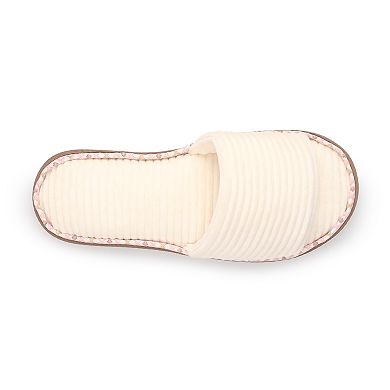 Sonoma Goods For Life Futuraa Ribbed Slide Slippers