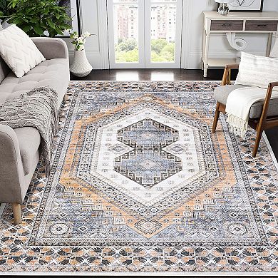 Garvee Vintage Boho Washable Rug Soft Farmhouse Throw Carpet